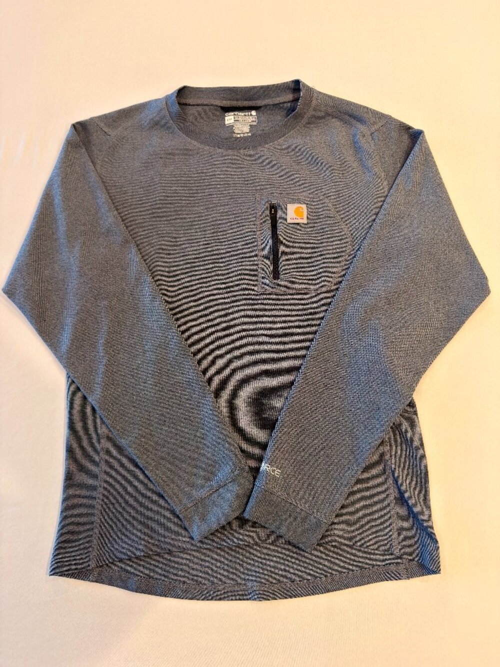 Carhartt Long-Sleeve Pocket Performance Tee Gray S